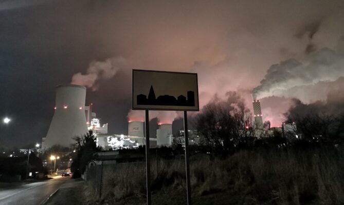 Elektrárna polské společnosti PGE u dolu Turów. Foto: Martina Patočková, Ekonews