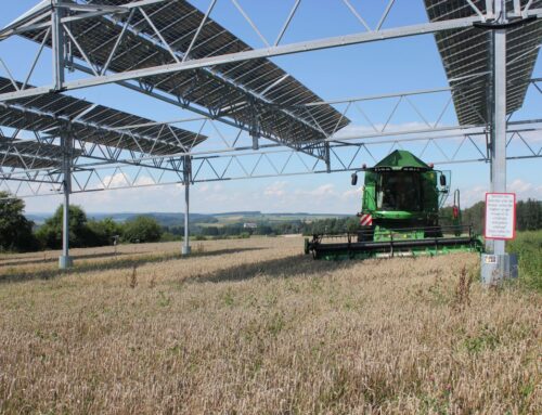 Fotovoltaika nad bramborami i chmelnicí. Zemědělci budou moct zároveň pěstovat plodiny a vyrábět elektřinu