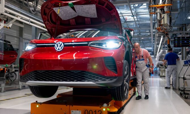 Výroba Volkswagenu. Foto: ČTK