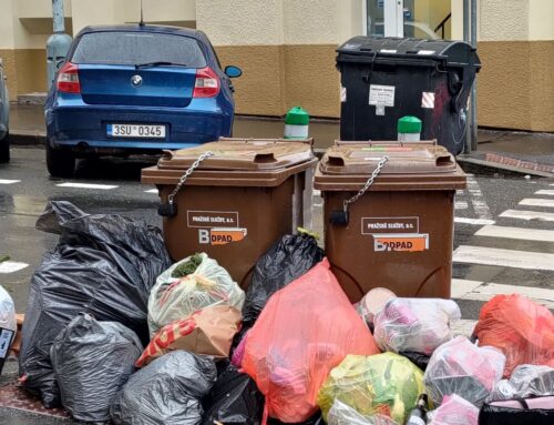 V ulicích zbyly po svátcích hory odpadků. Občané si stěžují, ale kolem popelnic vytvářejí černé skládky