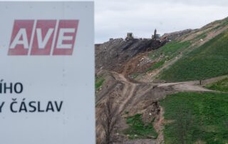 Skládka společnosti AVE CZ u Čáslavi. Foto: ČTK / Vostárek Josef