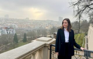 Barbora Bačinová má nově v J&T na starosti ESG reporting. Foto: poskytnuto Barborou Bačinovou