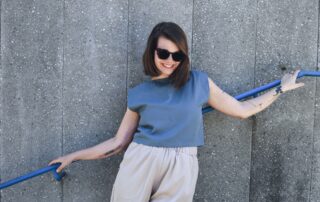 Leona Průchová založila módní značku Minile v roce 2019. Název je spojením jejího jména a myšlenky minimalistického přístupu. Foto: poskytnuto Leonou Průchovou