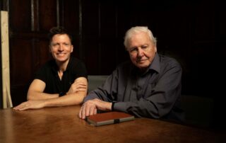 Colin Buttfield a David Attenborough; foto: poskytnuto nakladatelstvím Práh