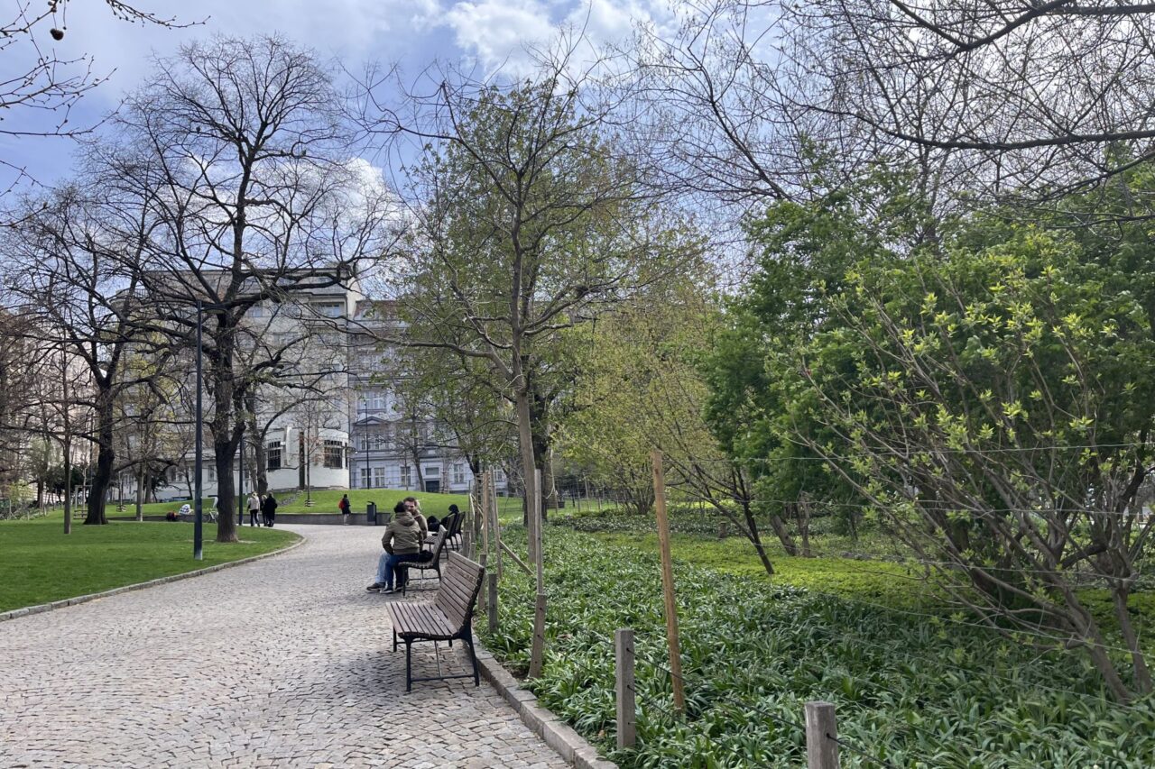 Čelakovského sady u Národního muzea po revitalizaci. Foto: Valentina Podlesná, Ekonews