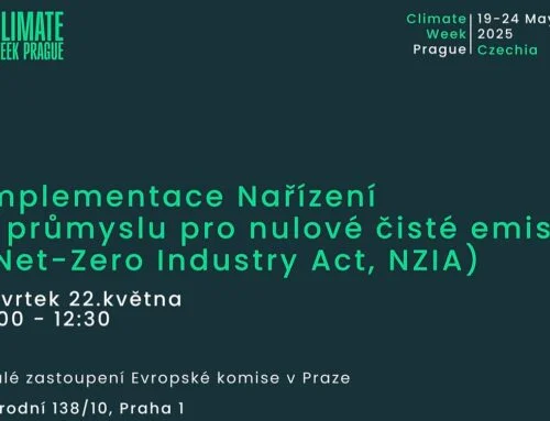 Změna k lepšímu chystá kulatý stůl o dopadech Net Zero Industry Act na český průmysl