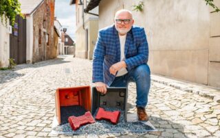 Petr Španiel je spoluzakladatelem společnosti newGreta a dlouhodobě se věnuje stavebnictví, recyklaci a odpadovému hospodářství. Foto: Pavlína Ducháčová