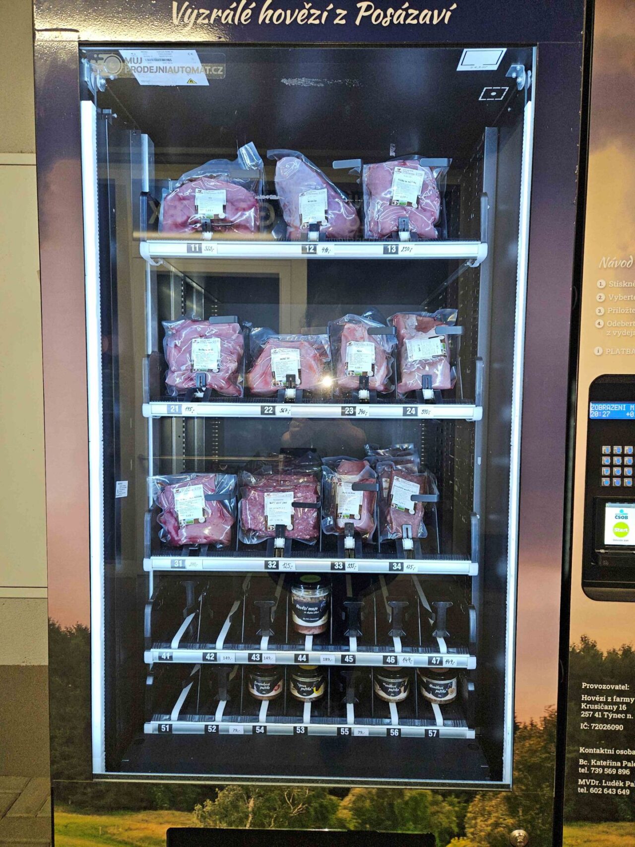 Automat umí potraviny chladit, nebo naopak udržovat teplotu nad budem mrazu. Foto: poskytnuto společností Fiveco