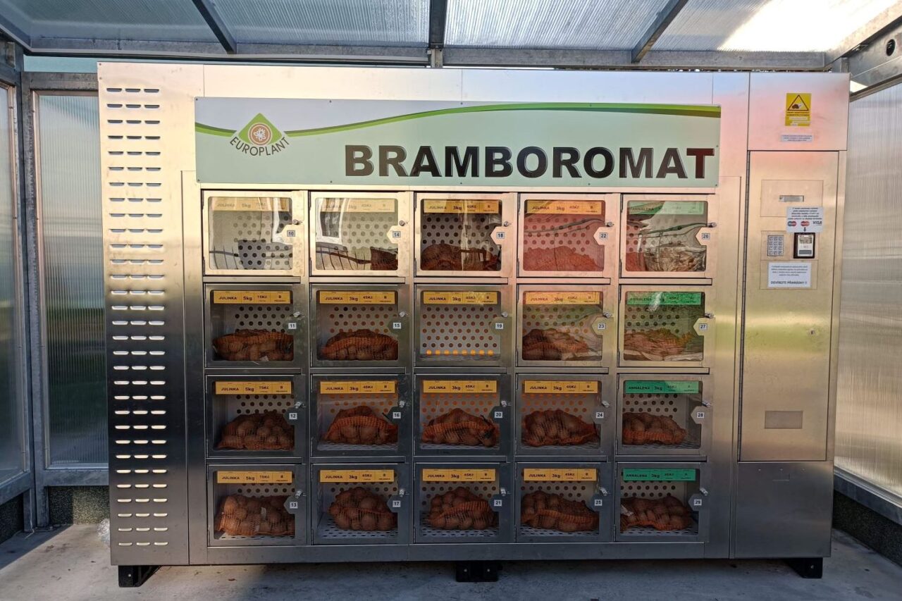 Pražská společnost Europlant doplňuje svůj automat na brambory několikrát denně. Foto: poskytnuto společností Fiveco