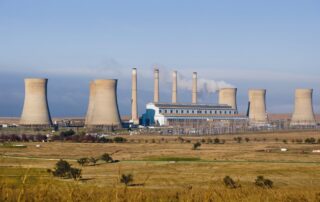 Uhelná elektrárna Camden v Jihoafrické republice provozovaná společností Eskom. Foto: poskytnuto společností Eskom