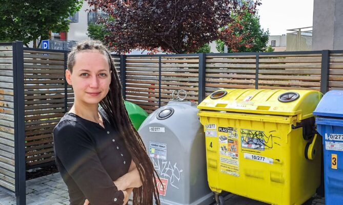 Tereza Kovalčíková je odbornicí na odpady spolku Arnika. Foto: poskytnuto Terezou Kovalčíkovou