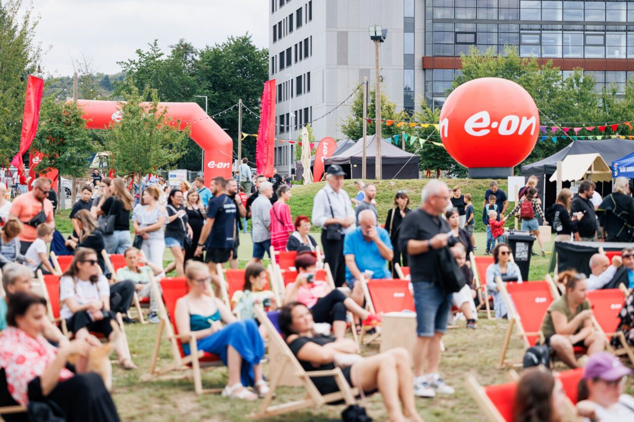 Na festival dorazilo přes šest tisíc návštěvníků, zejména rodiny s dětmi. Foto: E.ON