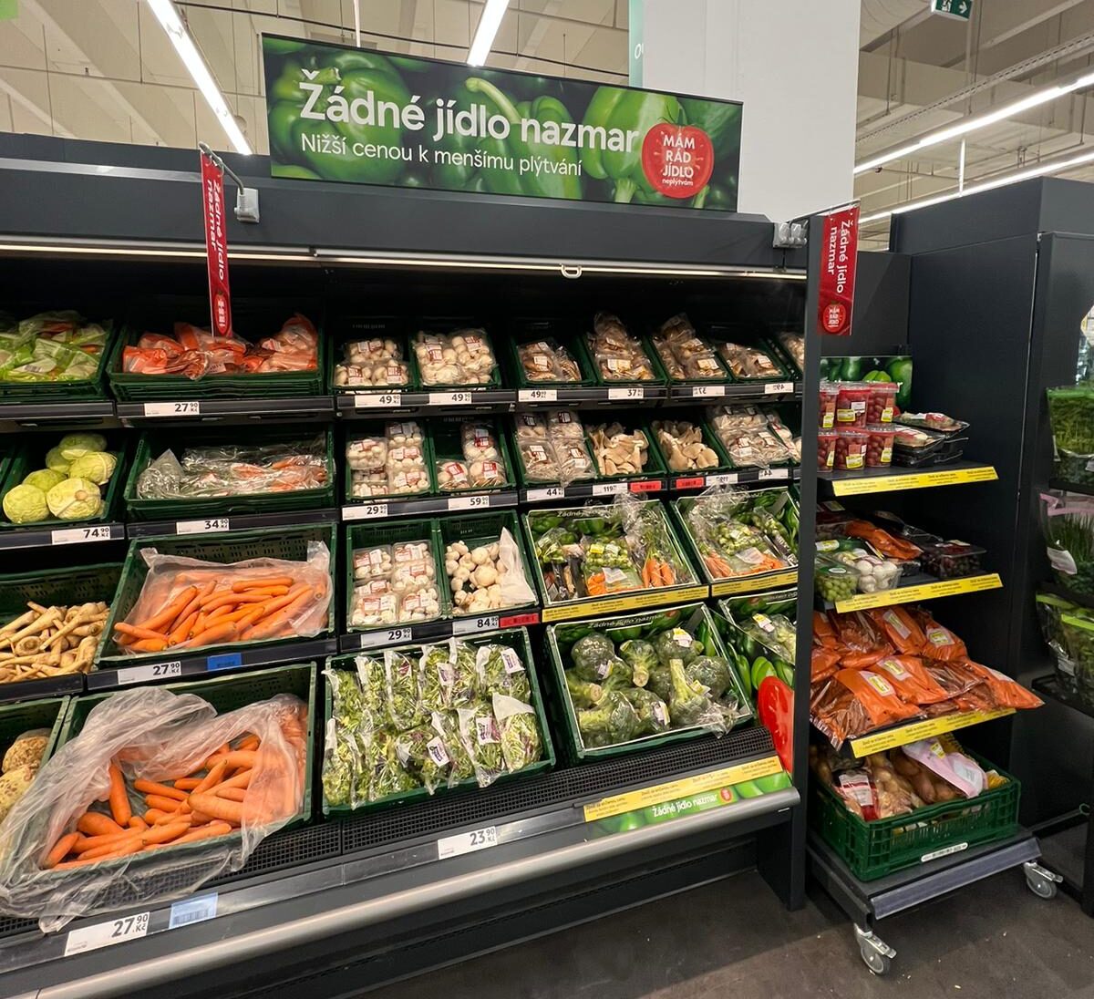 O zeleninu a ovoce je mezi potřebnými velký zájem. Foto: Tesco Stores ČR