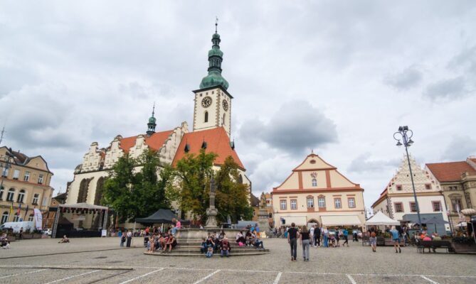 Táborské energetické společenství by mělo vzniknout do konce letošního roku. (Na snímku Žižkovo náměstí v historickém centru města Tábora.) Foto: ČTK / Černý Tomáš
