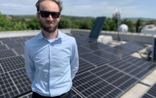 Tomáš Jagoš pracuje v krajské příspěvkové organizaci Cejiza, kde koordinuje vznik energetického společenství pro Jihomoravský kraj. Foto: Klára Votavová