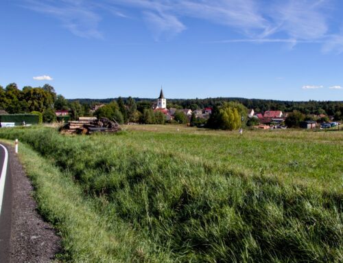 Pod dlažbou náměstí se skrývá až třicet kubíků vody.  V okolí městečka budují tůně, meandry a mokřady