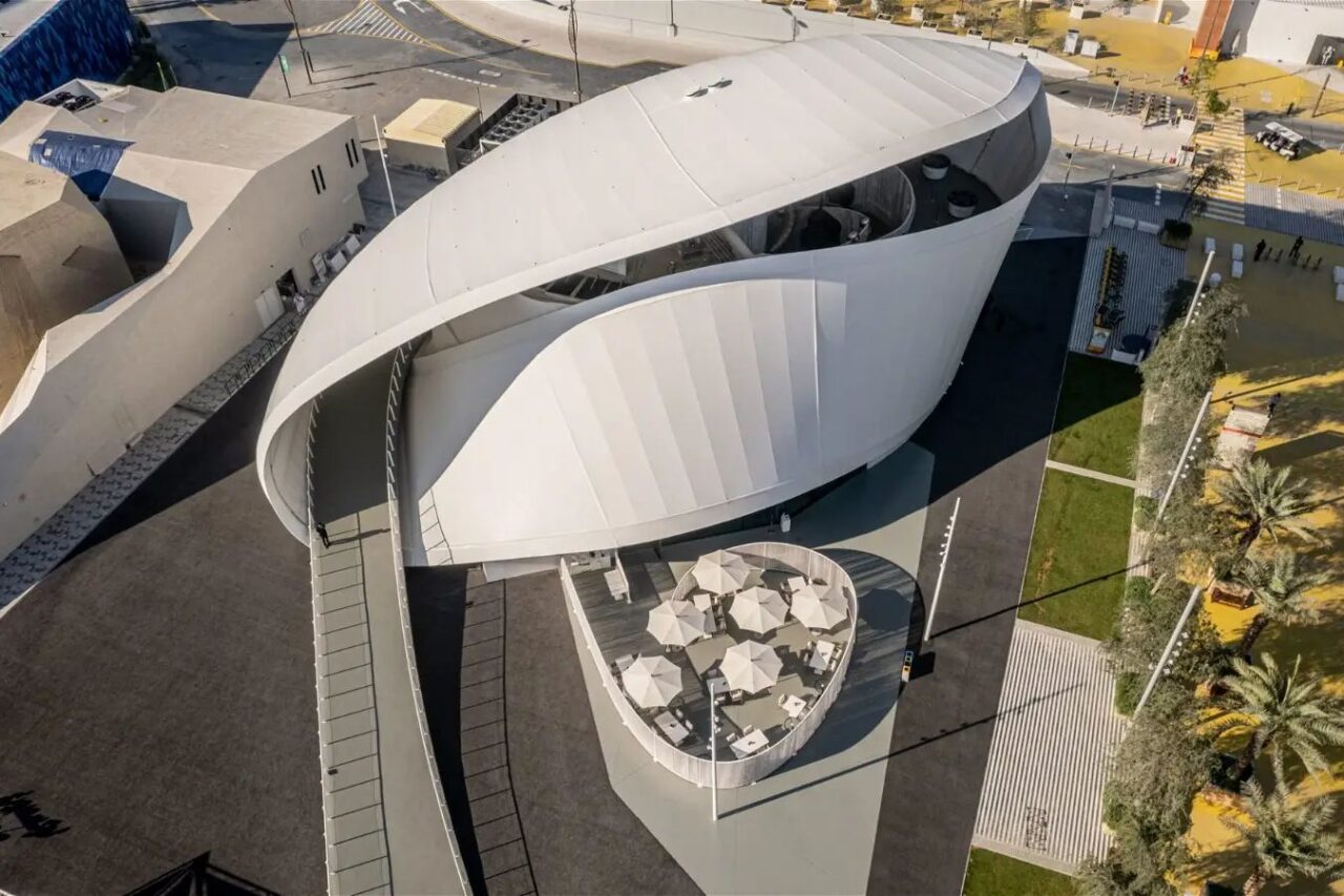 Lucemburský pavilon pro světovou výstavu v Dubaji získal v roce 2022 International Architecture Award. Foto: Metaform Architects