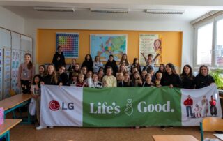 ESG kampaň společnosti LG Electronics „Podpora vzdělávání v oblasti recyklace elektroodpadu“. Foto: poskytnuto společností LG Electronics