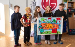 ESG kampaň společnosti LG Electronics „Podpora vzdělávání v oblasti recyklace elektroodpadu“ zahrnovala také výtvarnou soutěž. Foto: poskytnuto společností LG Electronics