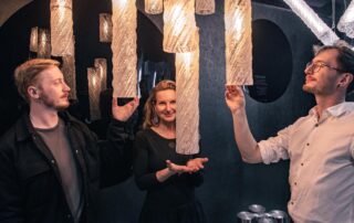 Jan Kulhánek, Jitka Hvězdová a Ondřej Cigáník ze studia Plastenco. Foto: Kateřina Hefler, Ekonews