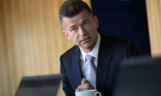 Martin Vohánka na setkání společnosti Eurowag s novináři. Foto: ČTK / Šulová Kateřina