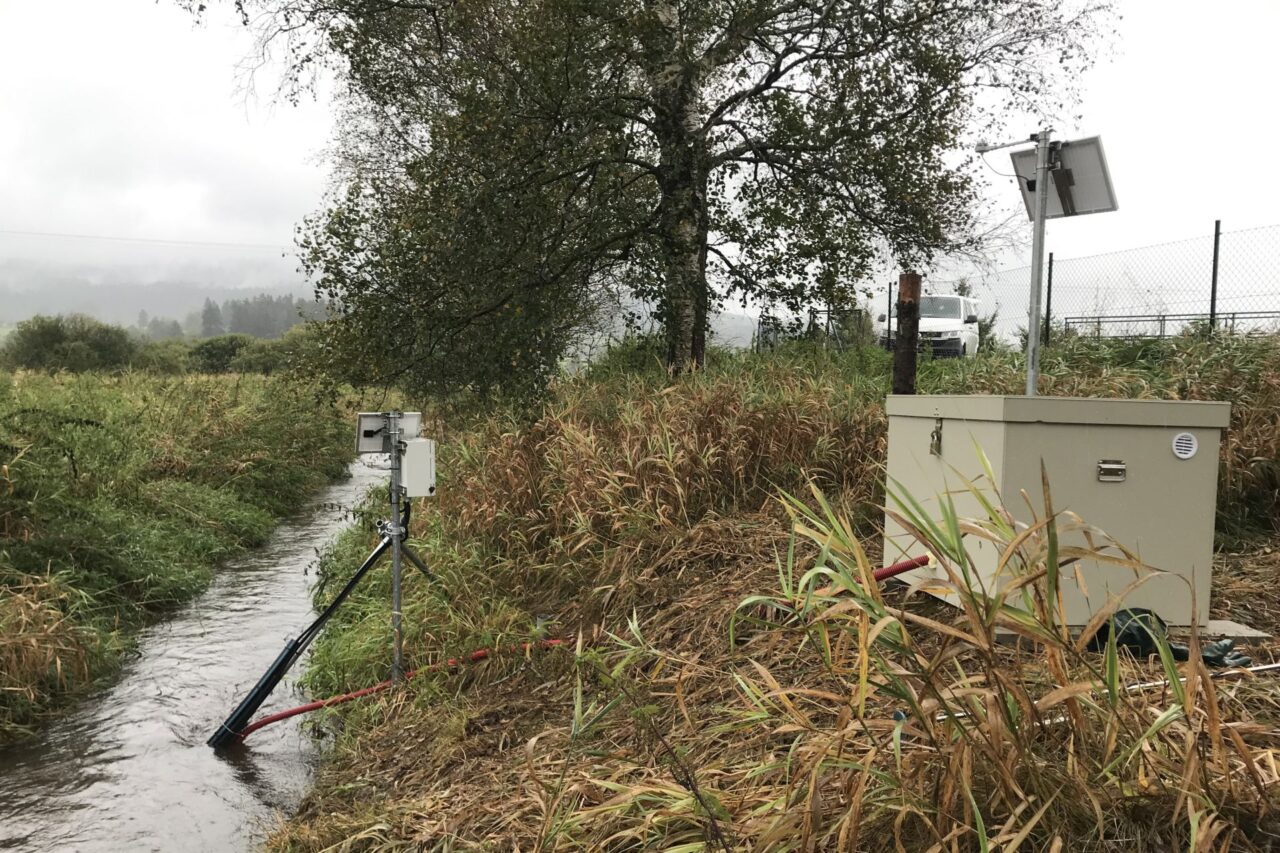 Měření znečištění povrchových vod kvůli odlehčování lze provádět pouze namátkově po dešti. Foto: poskytnuto podnikem Povodí Vltavy