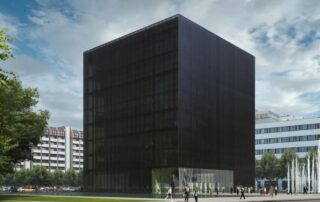 Černou kostku navrhlo studio Kuba & Pilař architekti. Vizualizace: Moravskoslezský kraj