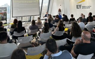 Seminář EY na téma dobrovolného nefinančního reportingu VSME. Foto: poskytnuto společností EY