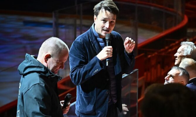 Architekt a spoluautor projektu Horácké multifunkční arény Ondřej Chybík. Foto: ČTK / Pavlíček Luboš