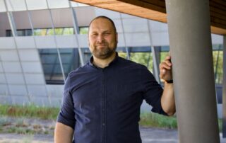 Ředitel pro vědu a výzkum Univerzitního centra energeticky efektivních budov ČVUT Antonín Lupíšek. Foto: Karolína Chlumecká, Ekonews