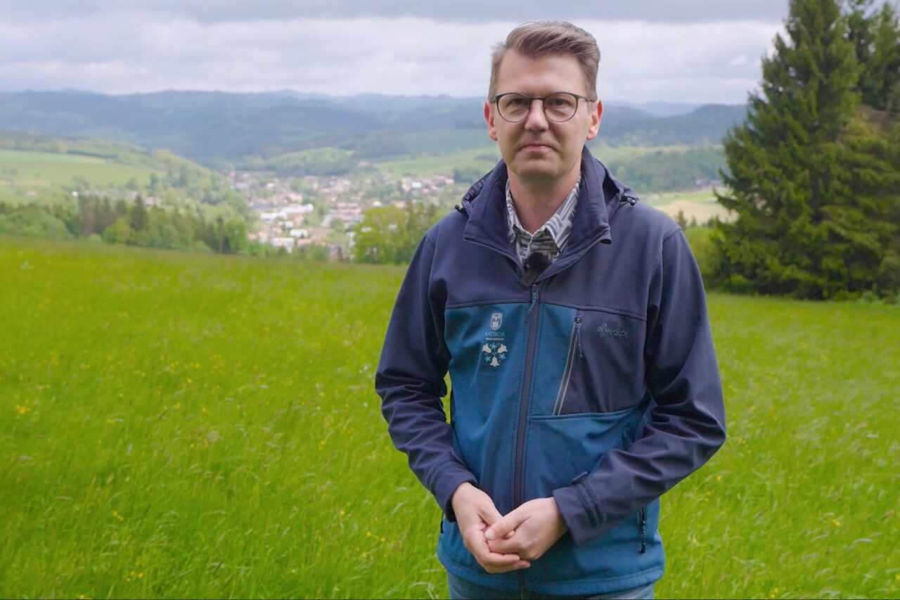 Martin Žabčík, starosta obce Ratiboř ležící nedaleko Vsetína na Valašsku. Foto: ČSOB