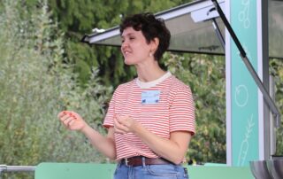 Julia Hass je koordinátorkou projektu SchoolFood4Change na vídeňském magistrátu. Foto: poskytnuto Julií Haas