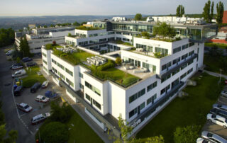 Budova TV Nova, kterou provozuje společnost Central European Media Enterprises. Foto: poskytnuto TV Nova