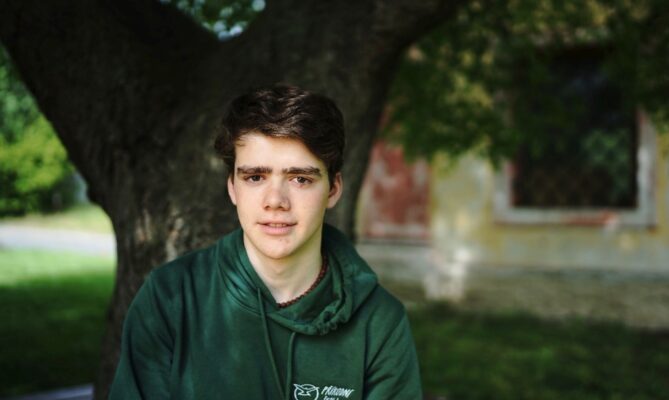 Jakub Nekvasil je zakladatelem spolku Telperion, který se soustředí na vzdělávání o klimatické změně ve školách. Foto: poskytnuto Jakubem Nekvasilem