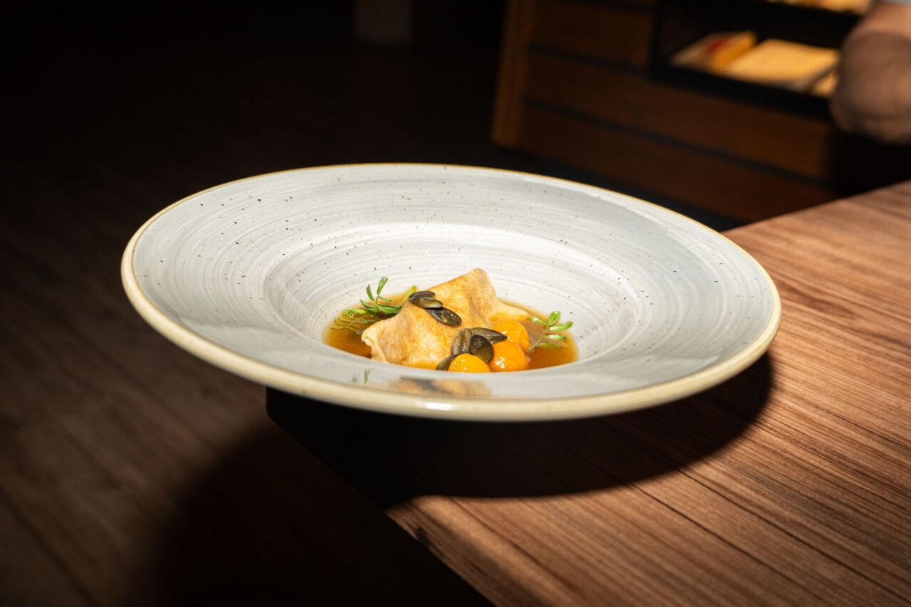 Dýňové ravioli. Foto: poskytnuto restaurací Leaf