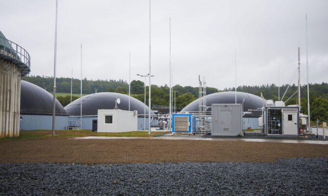 Biometanová stanice 2 v Krakořicích na Olomoucku. Foto: poskytnuto společností agriKomp