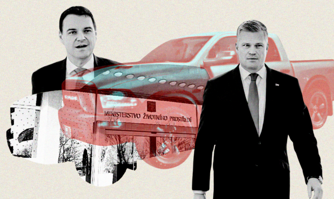 Prozatímní ministr životní prostředí Petr Macinka a nejmenovaný aspirant na ministra životního prostředí Filip Turek. Foto: ČTK, koláž Ekonews