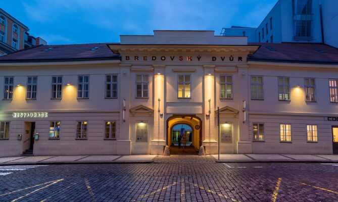 Komplex Bredovský dvůr se nachází v ulici Politických vězňů nedaleko Václavského náměstí. Foto: poskytnuto společností Euramco Asset Czech