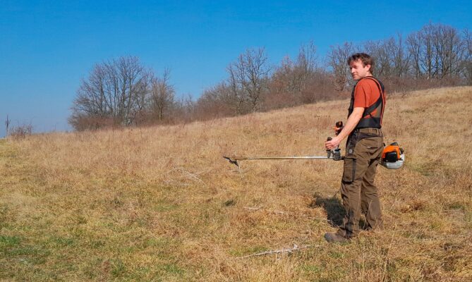 „Mám na starosti asi dvacet lokalit, které po vymizení drobných hospodářů začaly zarůstat,“ říká Pavel Brodecký. Foto: poskytnuto Pavlem Brodeckým
