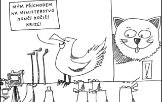 Kočičí krize. Ilustrace: Sára Mazúchová