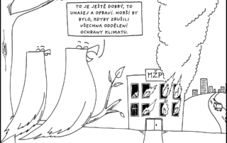 Uhasej a opraví. Ilustrace: Sára Mazúchová