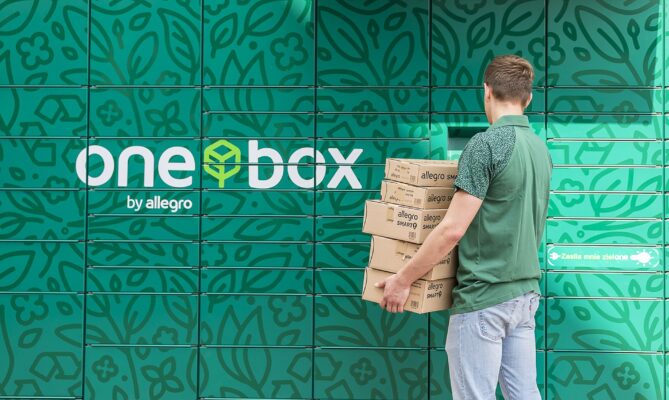 Síť výdejních boxů snižuje uhlíkovou stopu online tržiště Allegro. Foto: poskytnuto společností Allegro