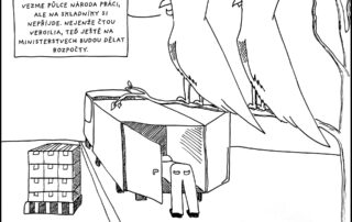 Fíla a Píro. Skladník. Ilustrace: Sára Mazúchová