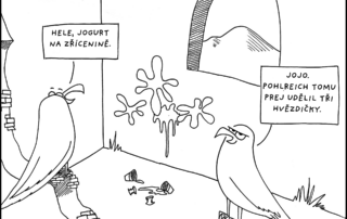 Fíla a Píro. Jogurt. Ilustrace: Sára Mazúchová