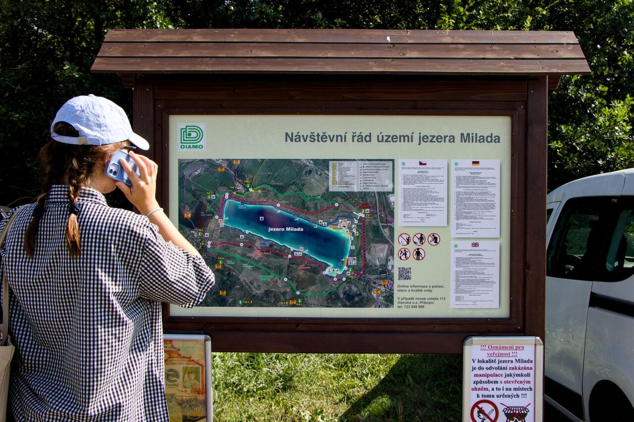 Jezero se veřejnosti otevřelo před jedenácti lety. Foto: Karolína Chlumecká, Ekonews