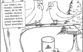 Fíla a Píro. Yperit. Ilustrace: Sára Mazúchová