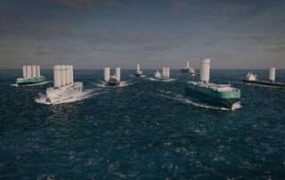 Alfa Laval se v roce 2021 spojila se společností Wallenius Lines kvůli vývoji větrného pohonu Oceanbird. Vizualizace: poskytnuta společností Alfa Laval